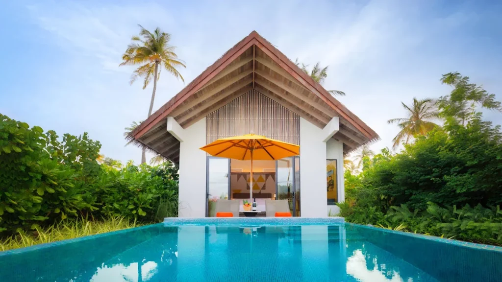 Hard Rock Hotel Maldives_Gold_Beach_Pool_Villa_Outdoor