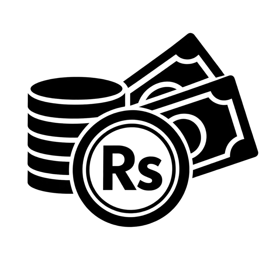 Sri Lankan Rupee currency icon