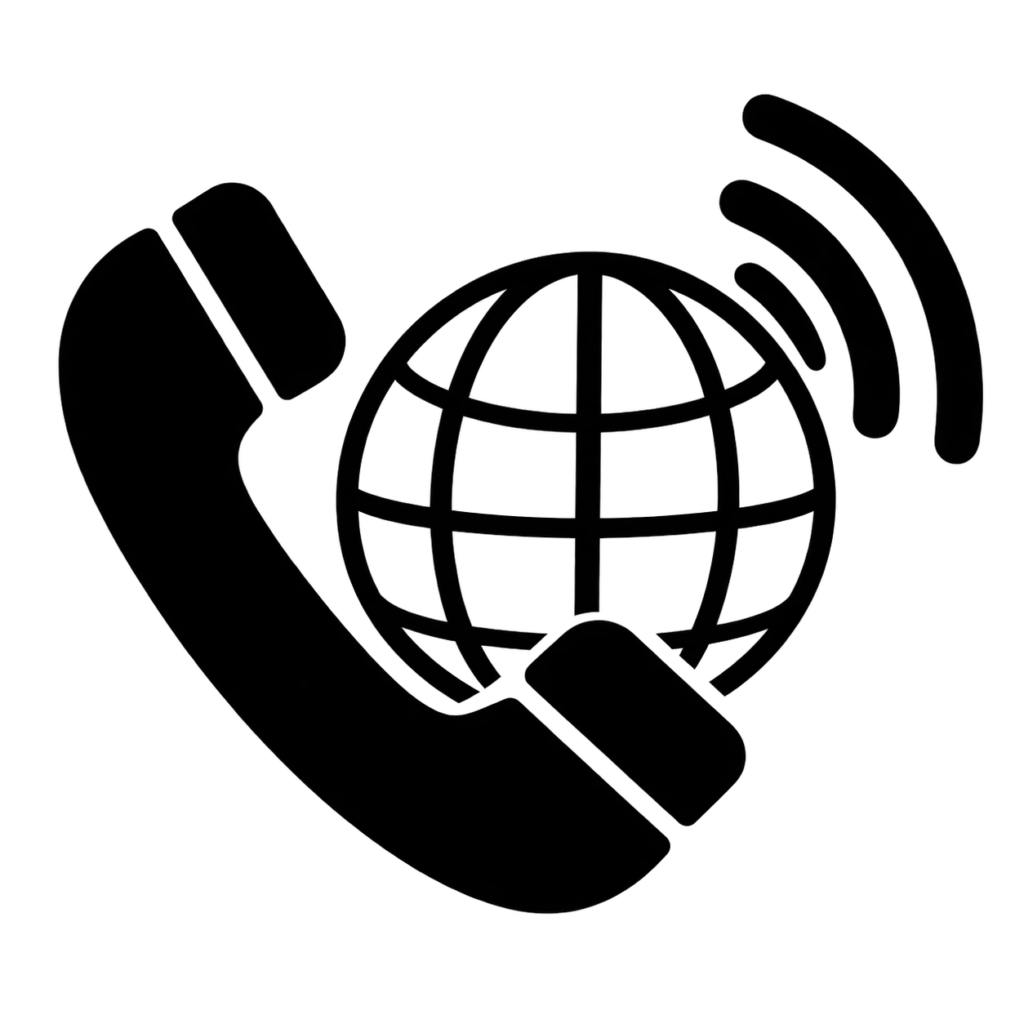 International dialing code icon